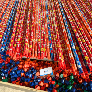 Flower Wooden-Broom-Handle