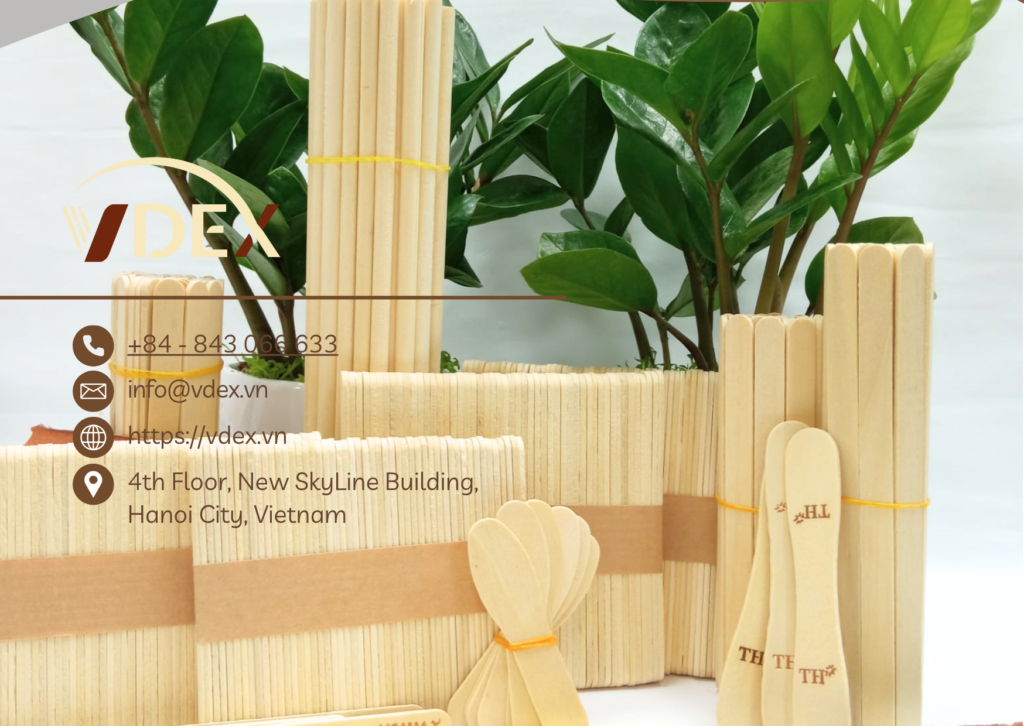 Wooden Ice Cream Stick Manufacturer in Vietnam